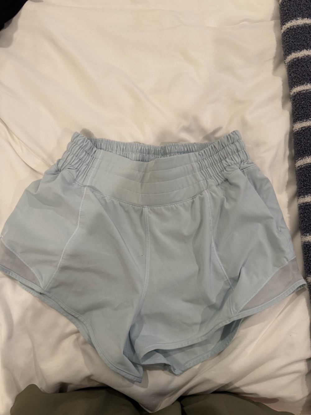 Lululemon Light Blue Women's Athletic Shorts